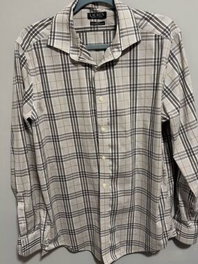 Ralph Lauren Men's Plaid Button-Down Performance Stretch Shirt. Size L